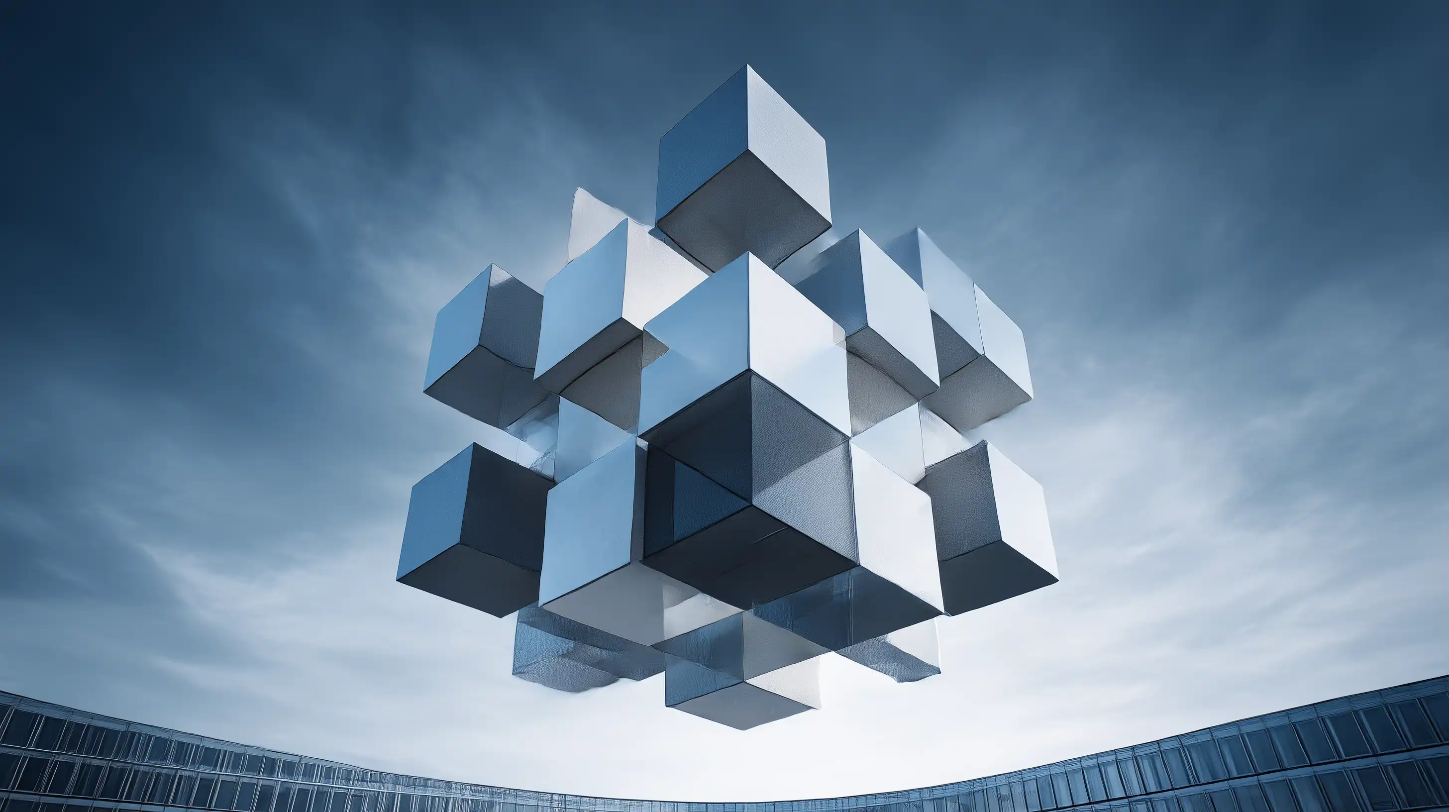 Illustration von Menschen, die an einem Tisch sitzen und sich über Dokumente beugen